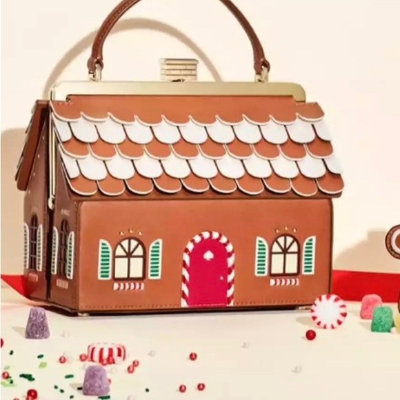 kate spade Handbags - Kate Spade Gingerbread House Crossbody  Novelty